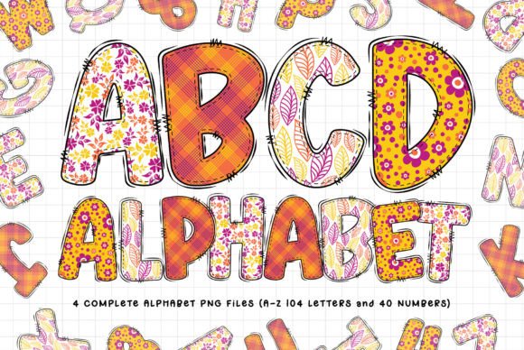 Bring the Heat: Hot Summer Alphabet PNG Sublimation Design Guide