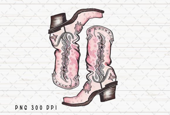 Cowboy Boots Cowgirl Country Western PNG: A Digital Designer's Staple
