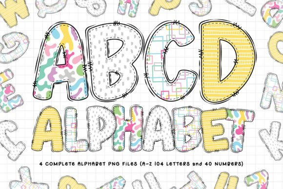 Doodle Alphabet Letters Clipart: Beyond Standard Typography
