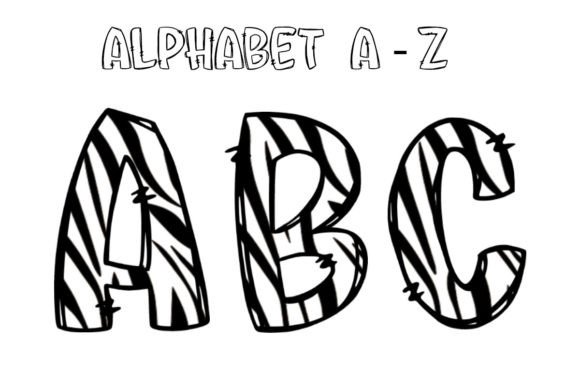 Safari Animals Alphabet Doodle PNG4: A Playful Toolkit for Creative Projects