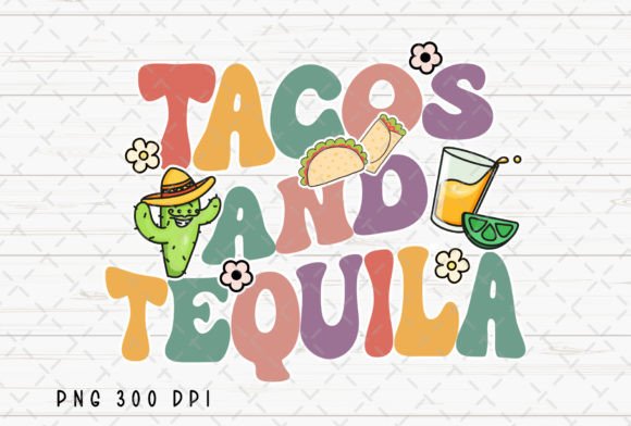 Tacos and Tequila Mexican Cinco De Mayo: A Vibrant Design Asset