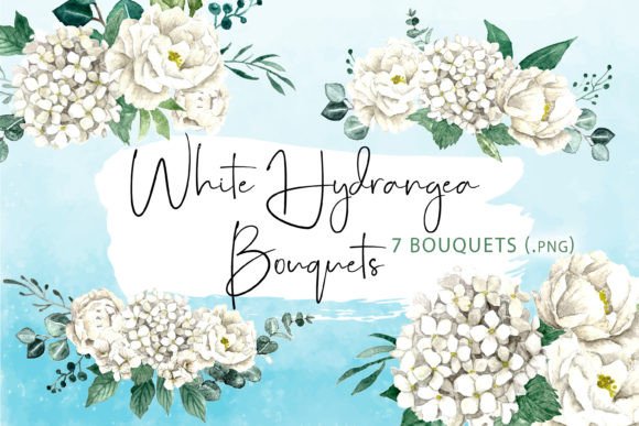 White Watercolor Flowers and Bouquets: A Designer's Guide